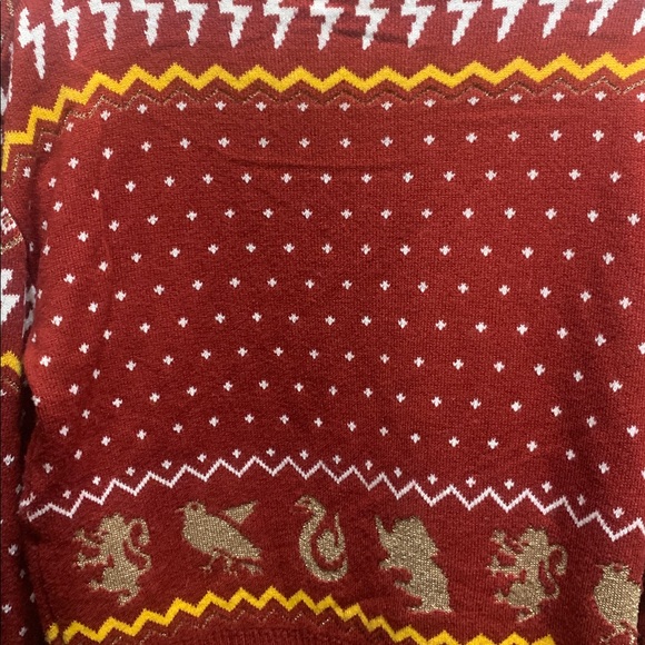 HARRY POTTER HOGWART’S HOUSES CHRISTMAS SWEATER - Picture 11 of 12